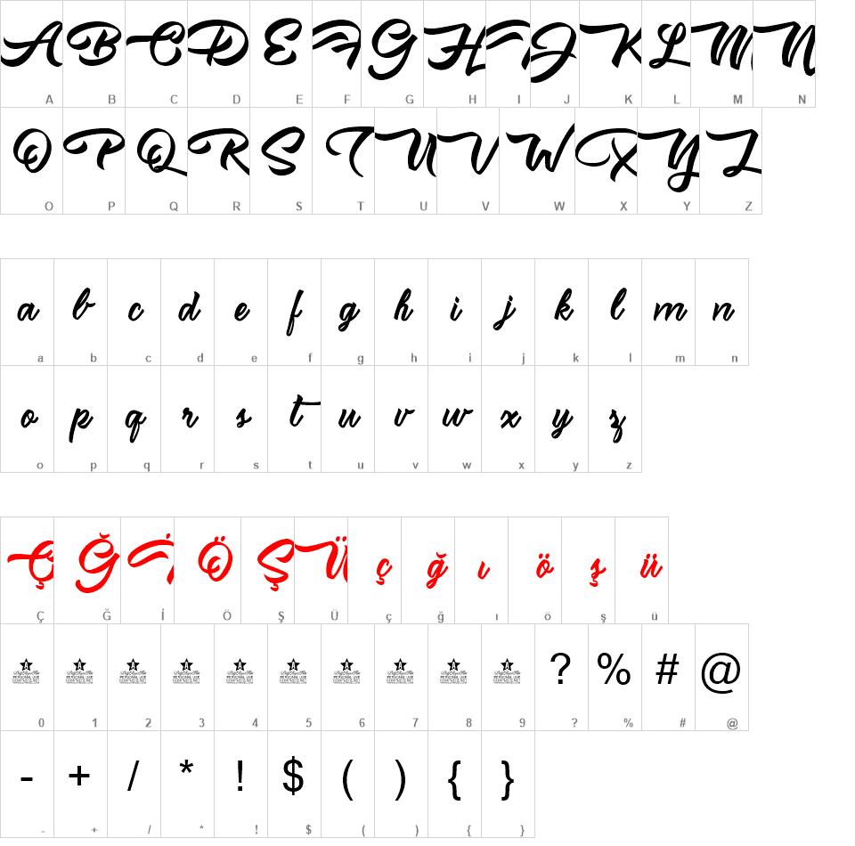 Misstral font